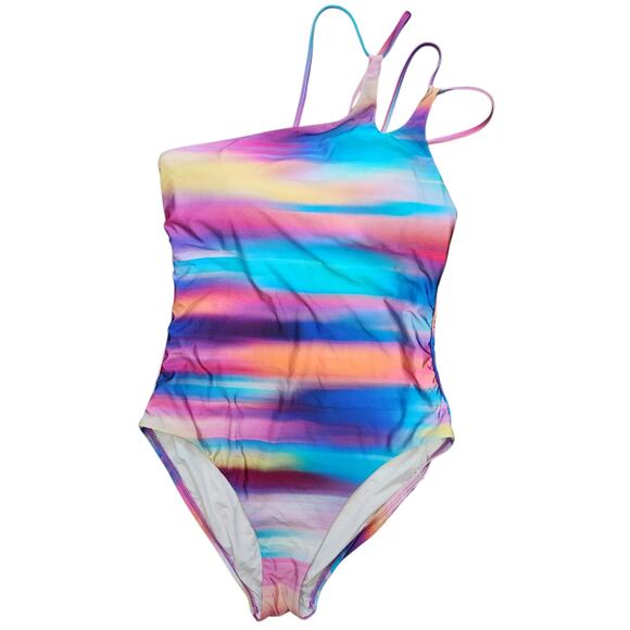 La‎ Blanca Sunset Shores Strappy Shoulder One Piece Swimsuit 12 Beach Resortwear - Picture 1 of 3
